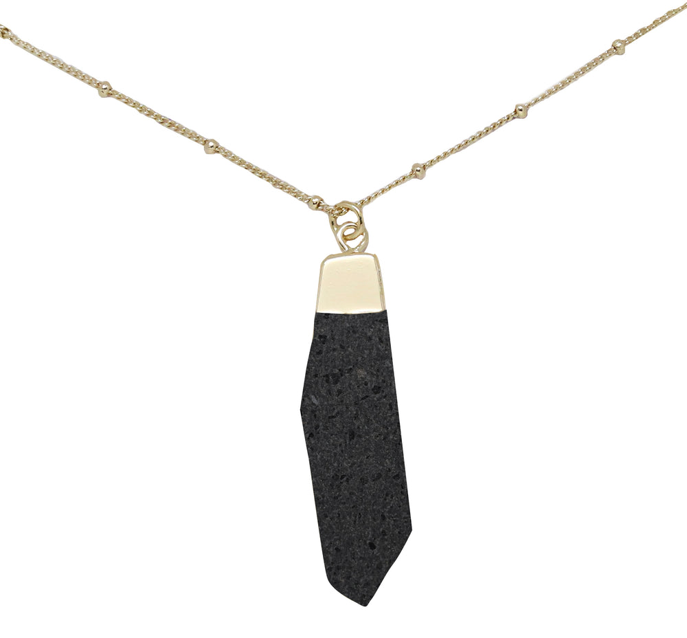 Natural Lava Stone Necklace – Picktronics