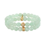 Aventurine Beaded Motif Bracelet Set